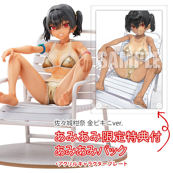 [AmiAmi Limited Edition] Kanna Sasaki Golden Bikini ver. 1/5 Complete Figure AmiAmi Pack