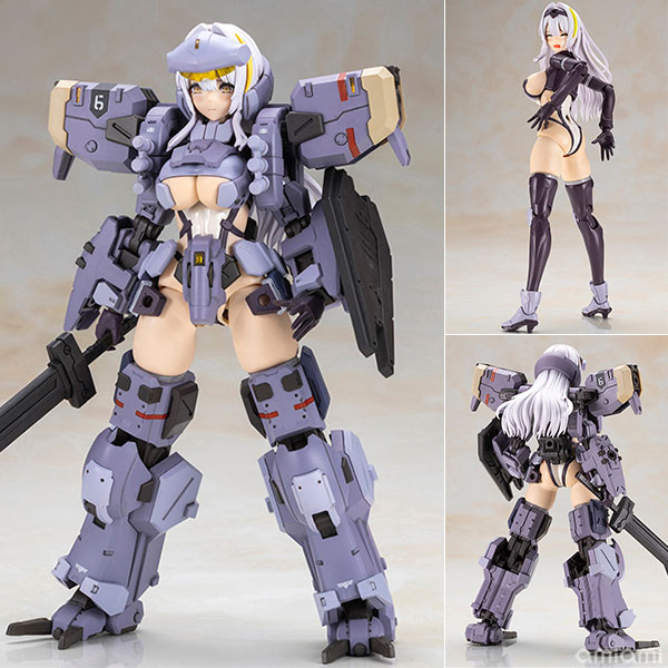 FRONT MISSION ZENITH GIRL Gray Ver. Plastic Model