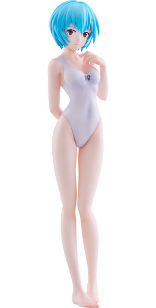 POP UP PARADE BEACH QUEENS Rebuild of Evangelion Rei Ayanami (One-Piece Style) L Size Complete Figure